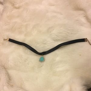 Leather choker